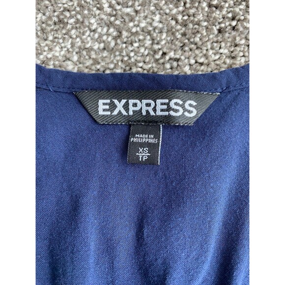 Express Women’s Racerback Tank Top – Navy Blue – Size XS - Picture 3 of 6